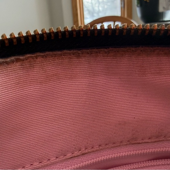 Coach Black and White Floral Satchel - Picture 14 of 14